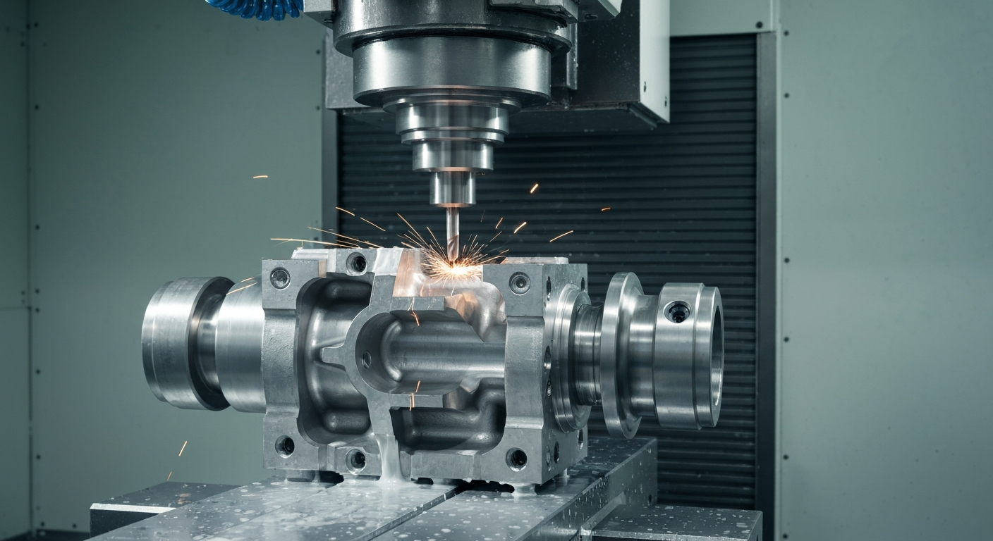 Maquinado CNC de Precisión: Más Allá del Desbaste para Componentes Industriales