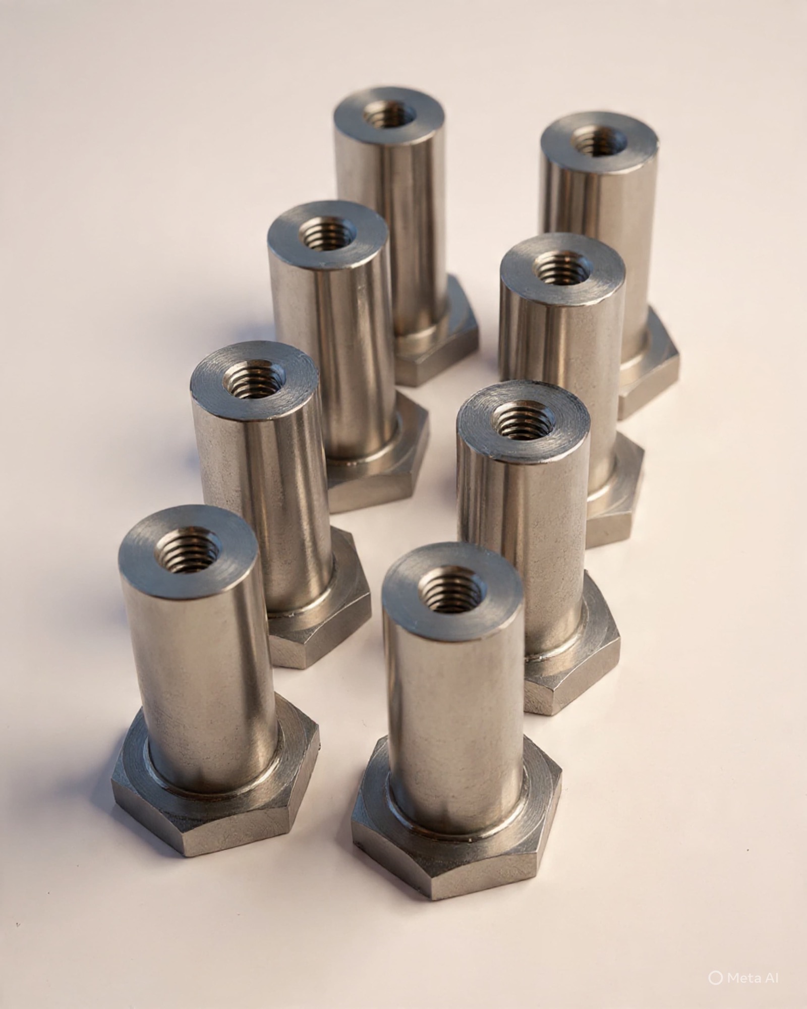 Bujes de acero inoxidable maquinados en EDRA